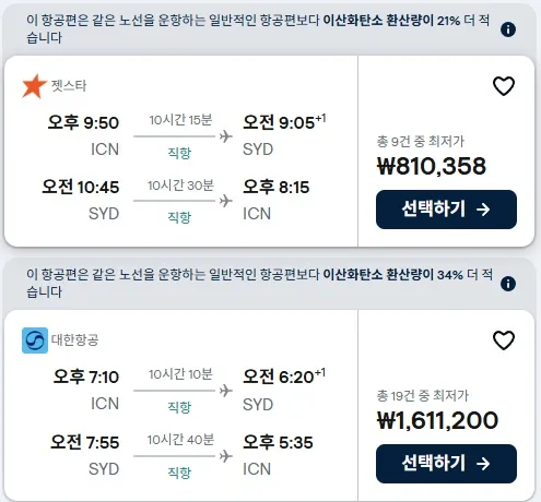 인천에서 시드니까지 여행 비용은 약 81만원! 떠날 준비 되셨나요?