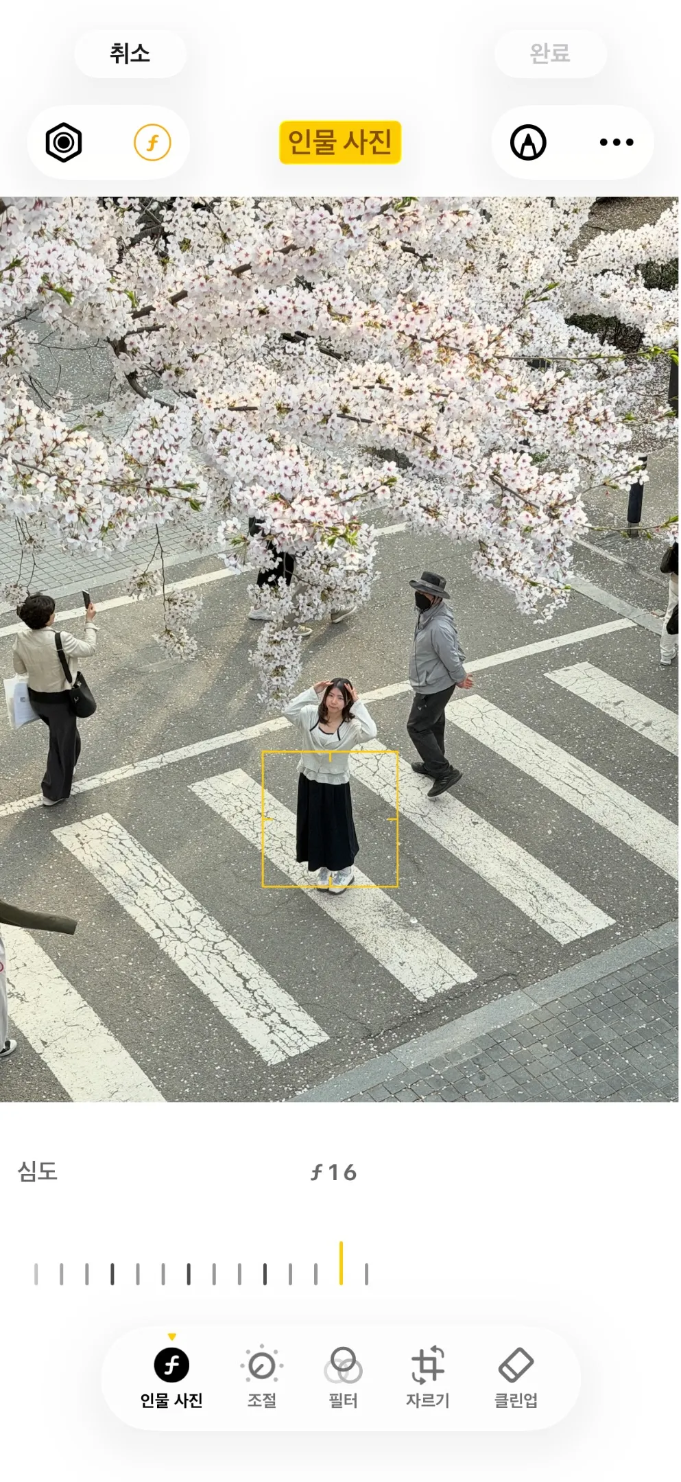 서울에서 벚꽃 사진 찍고 편집하기 (무료 또는 일부 앱 내 구매)